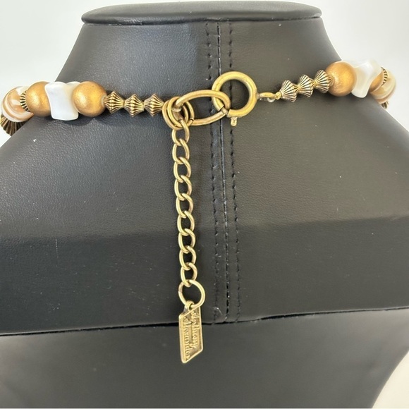 Anthony Alexander glass acrylic one of a kind vintage modernist necklace - Picture 6 of 9